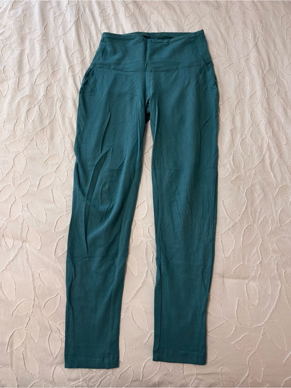Zenana Deep Teal High-Waisted Leggings